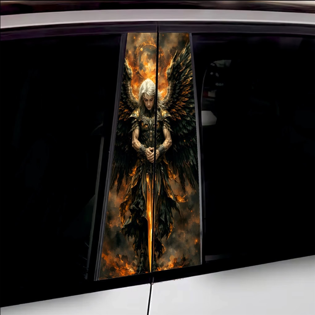 AVX-SSU-22.jpg AVX-SSU-22 Set 2 stickere decorative pentru stalpii usilor, print autoadeziv de inalta rezolutie, dimensine 2 buc x 50 x 22 cm , cod: AVX-SSU-22