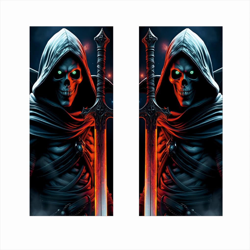 AVX-SSU-25a.jpg AVX-SSU-25 Set 2 stickere decorative pentru stalpii usilor, print autoadeziv de inalta rezolutie, dimensine 2 buc x 50 x 22 cm , cod: AVX-SSU-25