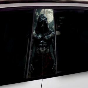 Set 2 stickere decorative pentru stalpii usilor, print autoadeziv de inalta rezolutie, dimensine 2 buc x 50 x 22 cm , cod: AVX-SSU-27