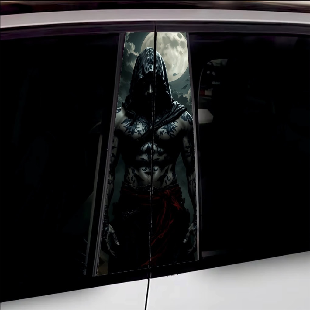 AVX-SSU-27.jpg AVX-SSU-27 Set 2 stickere decorative pentru stalpii usilor, print autoadeziv de inalta rezolutie, dimensine 2 buc x 50 x 22 cm , cod: AVX-SSU-27