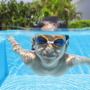 Ochelari de inot pentru copii, varsta 3+, culoare Albastru AVX-KX5011 Ochelari de inot pentru copii, varsta 3+, culoare Albastru