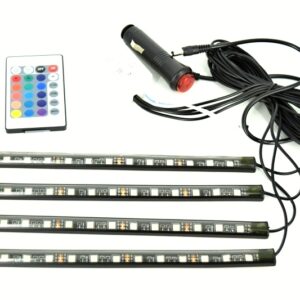 AVX-T080817-21 Lumini UnderCar LED - RGB pentru interior sau exterior cu telecomanda - 22cm