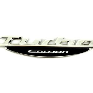Emblema auto TURBO EDITION (reliefata 3D) - cu banda adeziva