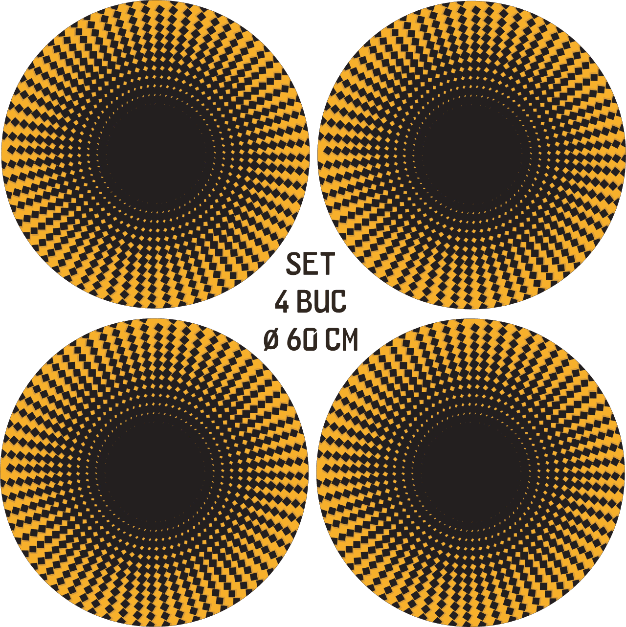 FOLII-JANTE-40C.png AVX-FJT-40 Set 4 Folii Imprimate Outdoor cu EcoSolvent, autoadezive, pentru decorarea jantelor auto, dimetru 60 cm, model FJT-40