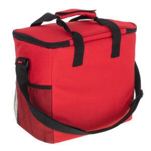 AVX-KX4986 Geanta termoizolanta pentru picnic sau plaja, capacitate 16l, culoare Rosie