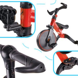 Tricicleta TRIKE FIX MINI, 3in1 adaptabila, culoare Rosie AVX-KX5377_2 Tricicleta TRIKE FIX MINI, 3in1 adaptabila, culoare Rosie