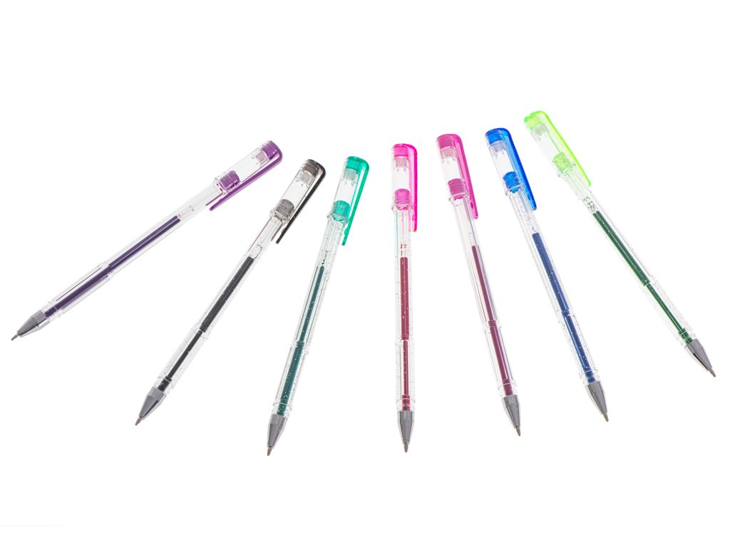 KX555579384.jpg AVX-KX5555 Set 25 piese, Pixuri cu gel multicolor cu sclipici (glitter)