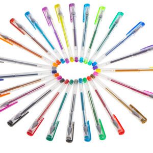 Set 25 piese, Pixuri cu gel multicolor cu sclipici (glitter) AVX-KX5555 Set 25 piese, Pixuri cu gel multicolor cu sclipici (glitter)