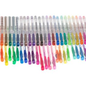 AVX-KX5556 Set 50 piese, Pixuri cu gel multicolor cu sclipici (glitter)