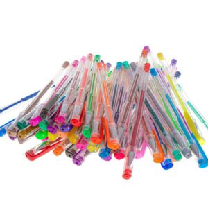 AVX-KX5556 Set 50 piese, Pixuri cu gel multicolor cu sclipici (glitter)