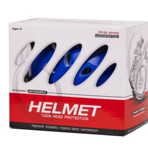 AVX-KX5613_1 Set Protectie pentru copii, 7 piese, model SKATEBOARD, culoarea Albastra