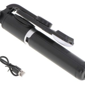 AVX-KX5688 Set 3in1, Selfie Stick cu Lampa LED si Trepied, conectare Bluetooth, alimentare USB