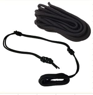 KX610168756.jpg AVX-KX6101 Franghie impletita pentru montaj leagane, hamace, prelate, umbrare, lungime 2m, culoare Neagra