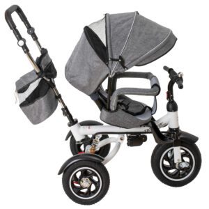AVX-K66282 Tricicleta si Carucior pentru copii Premium TRIKE FIX V3 culoare Gri