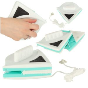 AVX-KX9948 Unealta de spalat geamuri pe ambele fete, cu magnet, lavete si snur de siguranta