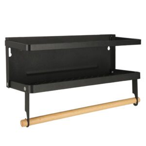 AVX-KX4345 Raft magnetic de frigider 2in1, pentru condimente si prosop de bucatarie