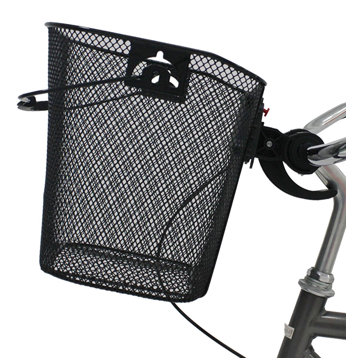 RW15A_rw15a_28.jpg AVX-RW15A Cos metalic pentru bicicleta cu maner, demontabil, conceput pentru a fi montat in partea din fata, culoare Neagra