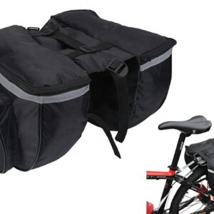 AVX-RW1 Geanta de transport negra pentru bicicleta cu 4 compartimente AVX-RW1