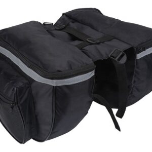 AVX-RW1 Geanta de transport negra pentru bicicleta cu 4 compartimente AVX-RW1