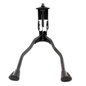 AVX-RW21 Cric bicicleta cu picior dublu, culoare neagra