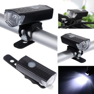 AVX-ZD41B Kit Bicicleta Lampa Frontala LED + Lampa Stop LED ZD41B