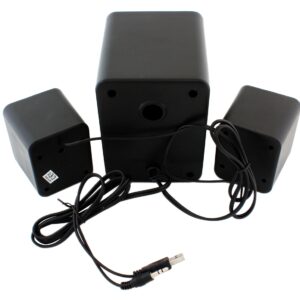 Boxe Stereo 2.1 cu conectare USB & Jack, putere 5W + 2 x 3W AVX-ZS35B Boxe Stereo 2.1 cu conectare USB & Jack, putere 5W + 2 x 3W