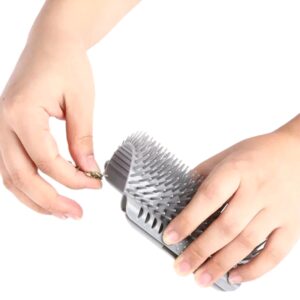 Perie inteligenta de colt pentru auto-ingrijire pisici AVX-ZW15 Perie inteligenta de colt pentru auto-ingrijire pisici