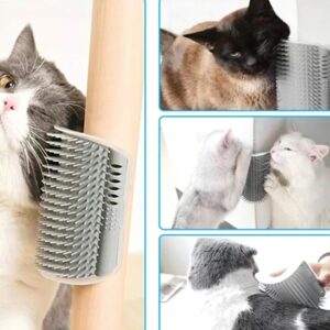 Perie inteligenta de colt pentru auto-ingrijire pisici AVX-ZW15 Perie inteligenta de colt pentru auto-ingrijire pisici