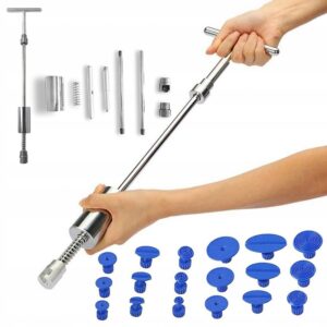 AVX-WT-REMDEN02 Unealta Profesionala PDR (Paintless Dent Repair) pentru indreptare caroserie, cu accesorii incluse, model AVX-WT-REMDEN02