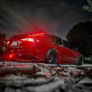 AVX-T160921-2 Eleron auto cu lampa stop frana suplimentara pentru autoturisme, 12V, 120cm, Carbon