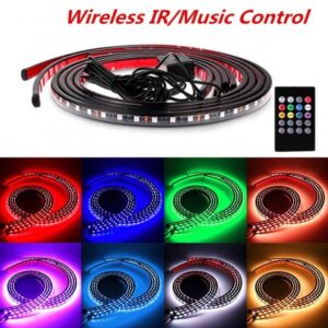 AVX-T080817-21 Lumini UnderCar LED - RGB pentru interior sau exterior cu telecomanda - 22cm