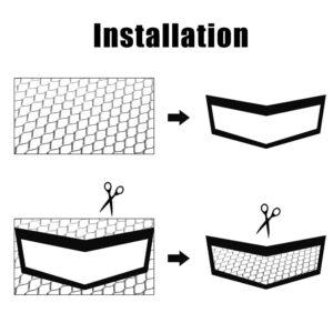 AVX-T2339 Grila Sport Tuning din Aluminiu, dimensiune 100 x 33cm, decupabila, culoare Neagra