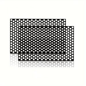 AVX-HCB-2 Set 2 folii autoadezive decupate pentru decorarea stopurilor auto, dimensiune 2 x 48 x 30cm, culoare Negru Mat, model HONEYCOMB