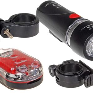 Kit Lampa LED bicicleta Fata + Spate MCE38 SUPERBRIGHT