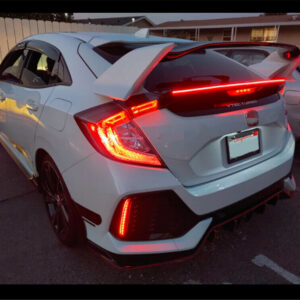 AVX-T160921-1 Eleron auto cu lampa stop frana suplimentara pentru autoturisme, 12V, 120cm, Negru