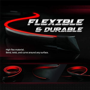 AVX-T160921-1 Eleron auto cu lampa stop frana suplimentara pentru autoturisme, 12V, 120cm, Negru