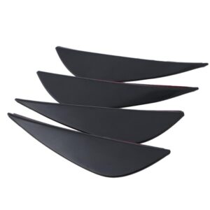 AVX-T220720-2 Set 4 buc. aripioare ornamentale bara tuning, culoare neagra