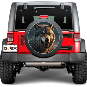 Sticker Auto "Roata de Rezerva" rezistenta la intemperii si raze UV, diametru 55 cm, Cod: AVX-RR03