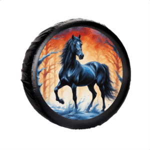 AVX-RR13 Sticker Auto "Roata de Rezerva" rezistenta la intemperii si raze UV, diametru 55 cm, Cod: AVX-RR13