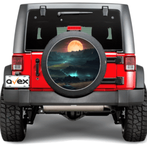 Sticker Auto "Roata de Rezerva" rezistenta la intemperii si raze UV, diametru 55 cm, Cod: AVX-RR15