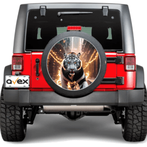 Sticker Auto "Roata de Rezerva" rezistenta la intemperii si raze UV, diametru 55 cm, Cod: AVX-RR16