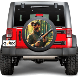 Sticker Auto "Roata de Rezerva" rezistenta la intemperii si raze UV, diametru 55 cm, Cod: AVX-RR20