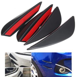 AVX-T220720-2 Set 4 buc. aripioare ornamentale bara tuning, culoare neagra