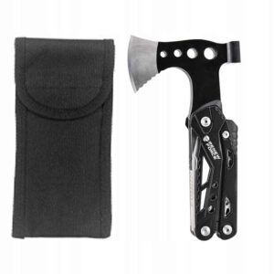 AVX-WT-MT-PRO-7 Unealta de supravietuire 17-in-1, model "Black Axe Multi-tool" pentru camping, calatorii, offroad, ATV, SSV, model AVX-WT-MT-PRO-7